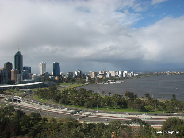 East Perth and Swan River