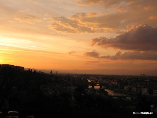 Sunset over Florence