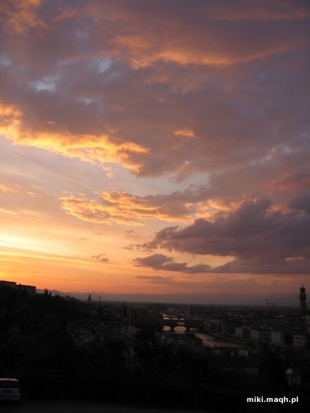Sunset over Florence