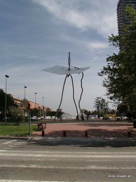 Strange statuses in Barcelona