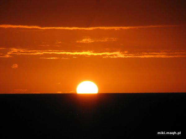 Another month, another sunset